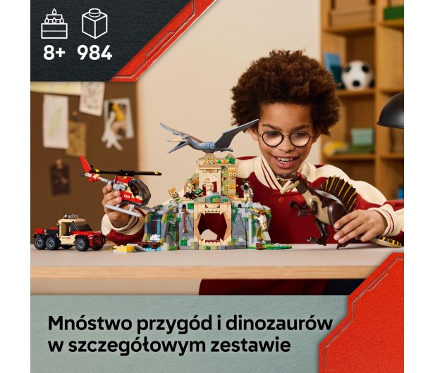 LEGO Jurassic World 76976 Powietrzna misja z kecalkoatlem i spino - 1331737 - zdjęcie 4